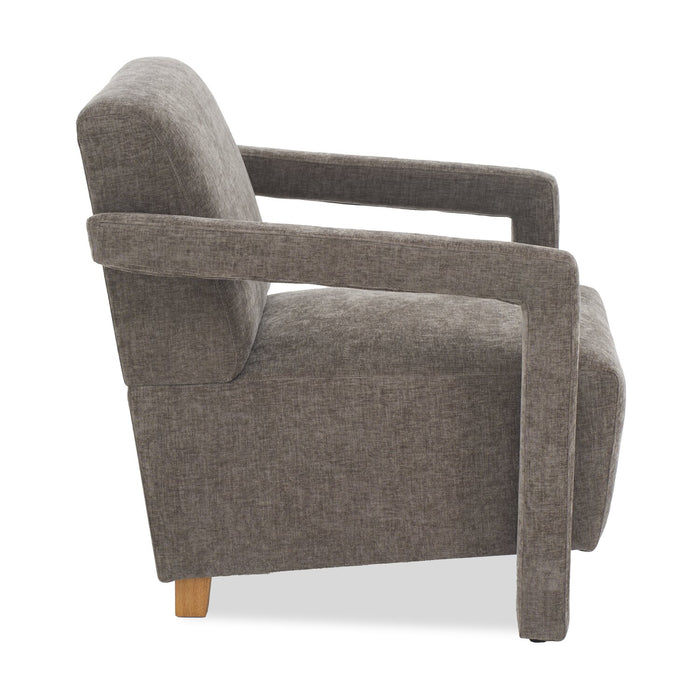 Demi 30\" Linen-Look Accent Chair - Brown