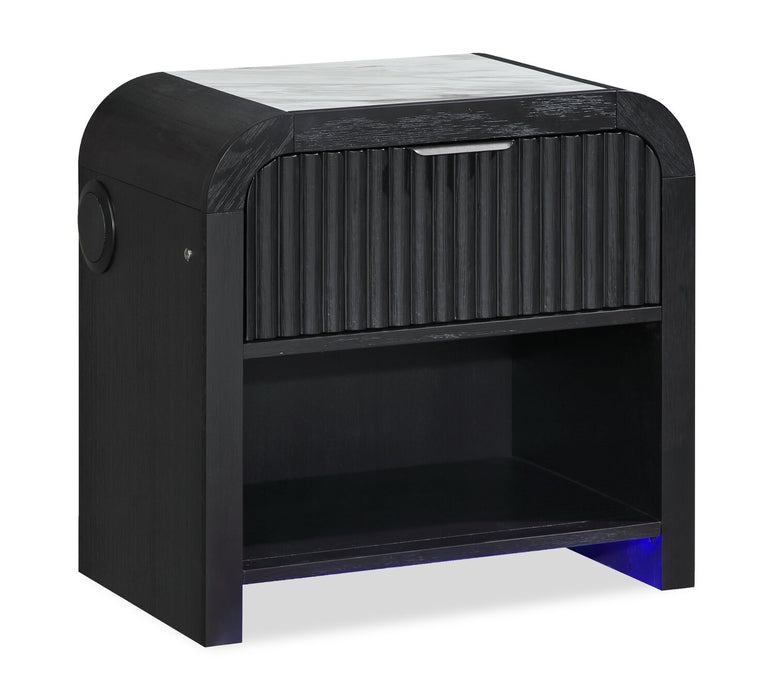 Kaleo Nightstand with Speaker and LED Light