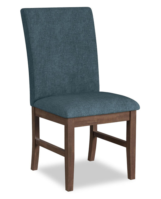 Rain 7-Piece Rectangle Dining Set - Blue