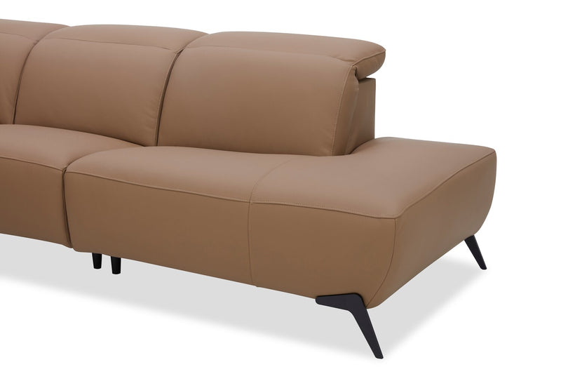 Valencia 5-Piece Right-Facing Power Reclining Sectional - Blanca Macha