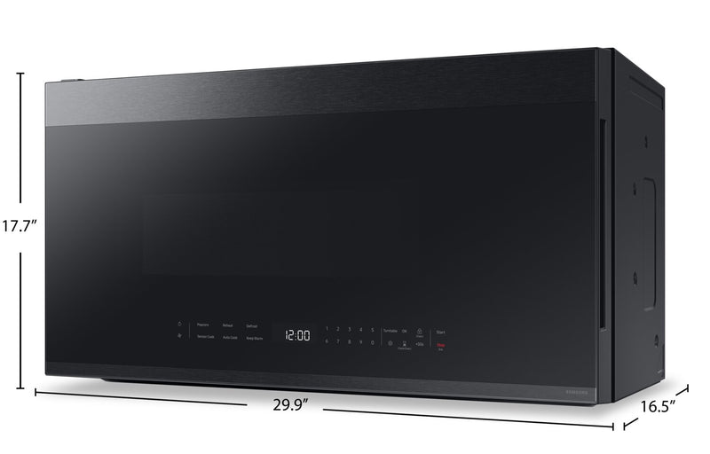 Samsung Bespoke 2.1 Cu. Ft. Over-the-Range Microwave with SmartThings Cooking - ME21DG6500MTAC 