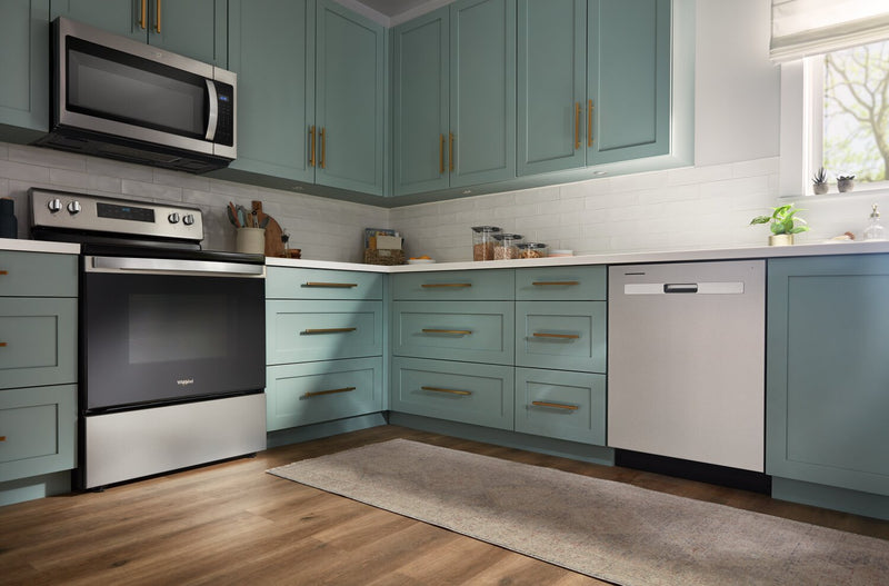 Whirlpool 24\" 55 dBA Built-In Top-Control Dishwasher - Fingerprint Resistant Stainless Steel - WDP54… 
