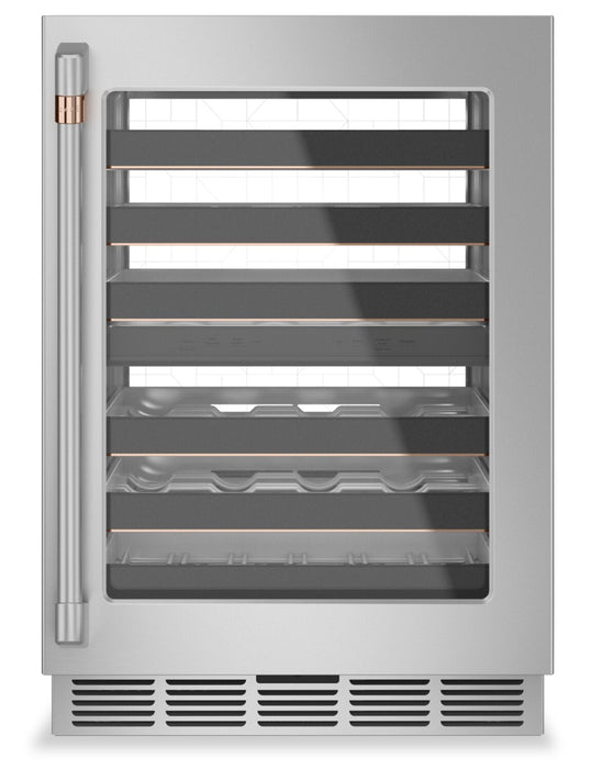 Cafe 24\" 4.7 Cu. Ft. Wine Chiller Refrigerator - Stainless - CCP06DP2PS1 