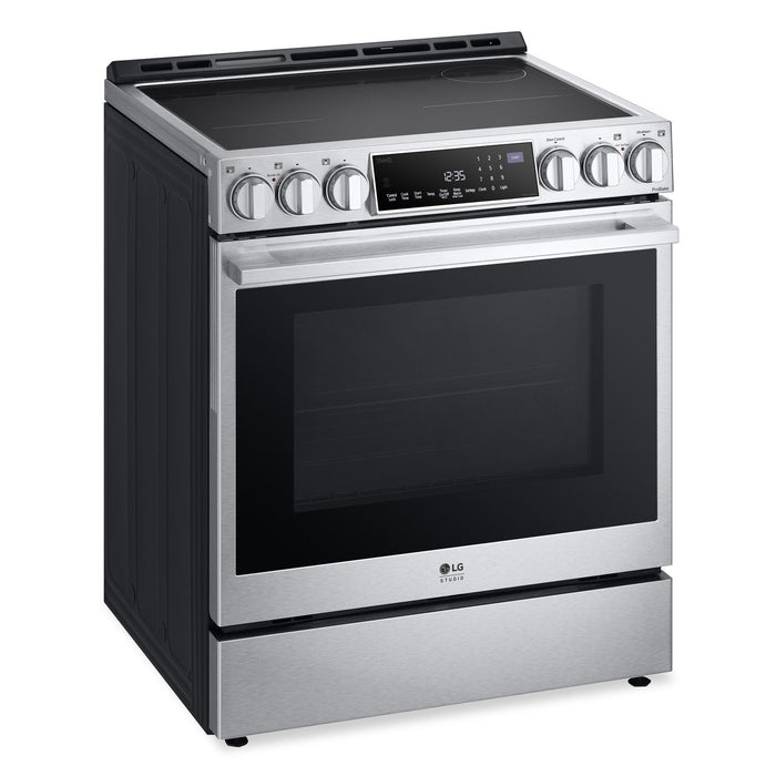LG Studio 6.3 Cu. Ft. Smart Induction Range with Instaview & Air Fry - Smudge Proof Stainless Steel … 