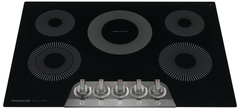 Frigidaire Gallery 30\" 5-Element Electric Cooktop - Black Stainless Steel\t - GCCE3070AD 