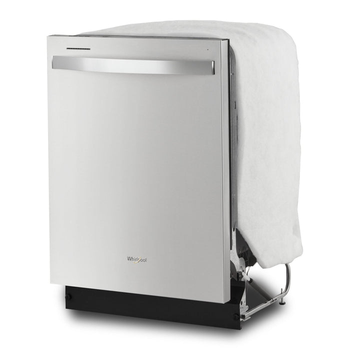 Whirlpool 24\" 55 dBA Built-In Top-Control Dishwasher - Fingerprint Resistant Stainless Steel - WDT54… 
