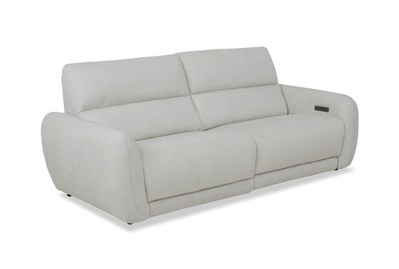 Cindy Crawford Home Kailyn 92\" Fabric Power Reclining Sofa with Power Headrests - Indigo