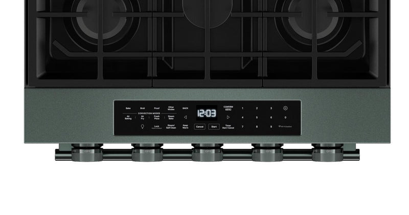 KitchenAid 30\" 5.0 Cu. Ft. Slide-in Gas Range with Convection Modes - Juniper - KSGS530SJP