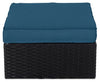 Barbados Patio Ottoman – Blue