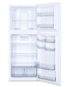 Danby 23.44” 11 Cu. Ft. Apartment Size Top Mount Refrigerator - White - DFF116B2WDBR