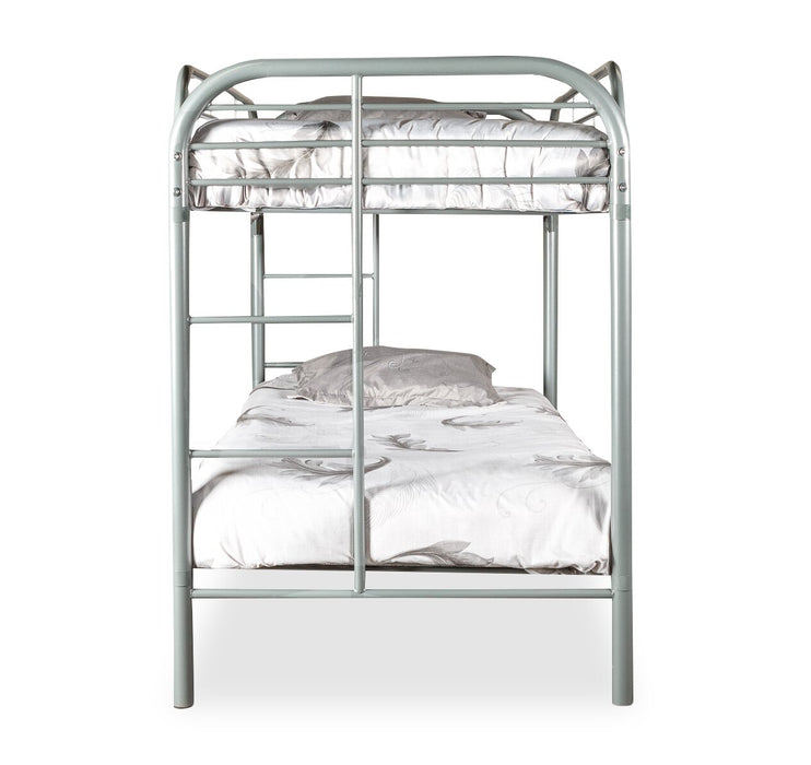 Logan Twin Bunk Bed - Grey