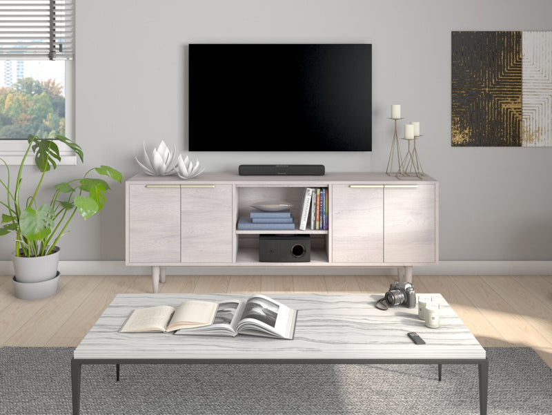 YAMAHA 2.1 CH Dolby Digital Compact Soundbar with Wireless Subwoofer (SR-C30A) 