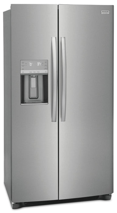 Frigidaire Gallery 36.1\" 25.6 Cu. Ft. Standard-Depth Side-by-Side Refrigerator - Smudge-Proof® Stain… 