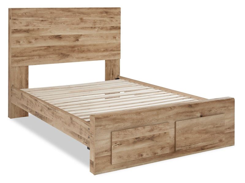 Derekson Full Storage Bed - Natural