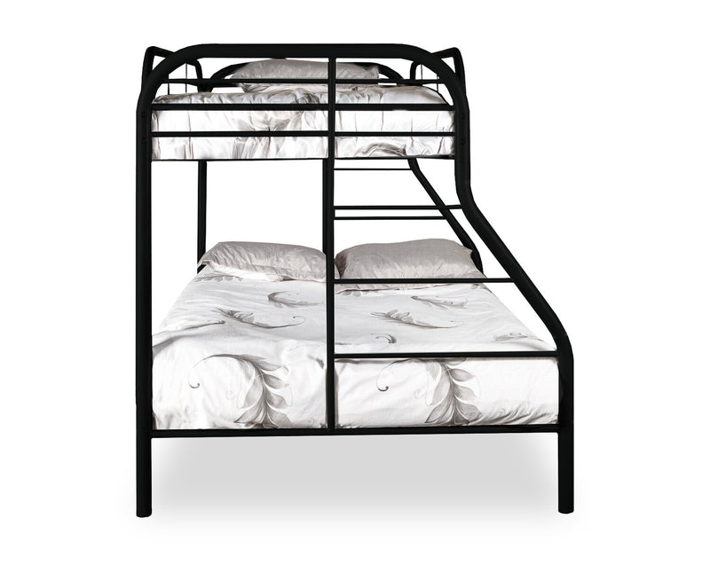 Logan Twin/Full Bunk Bed - Black