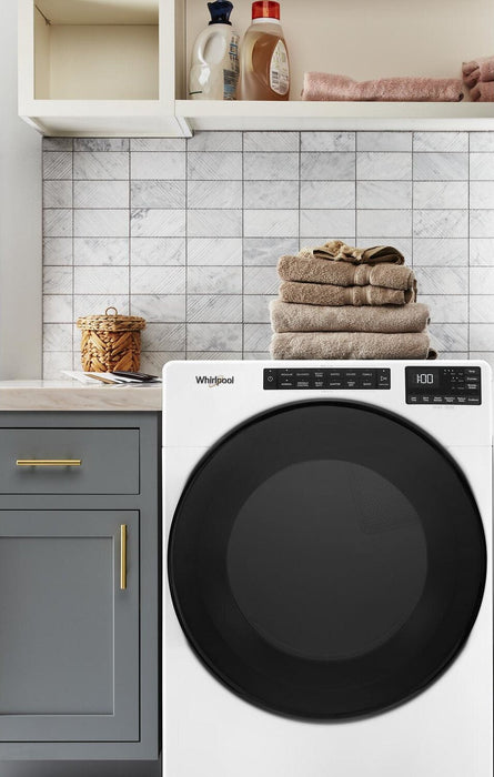 Whirlpool 7.4 Cu. Ft. Electric Dryer with Steam - White - Stackable - YWED6605MW 