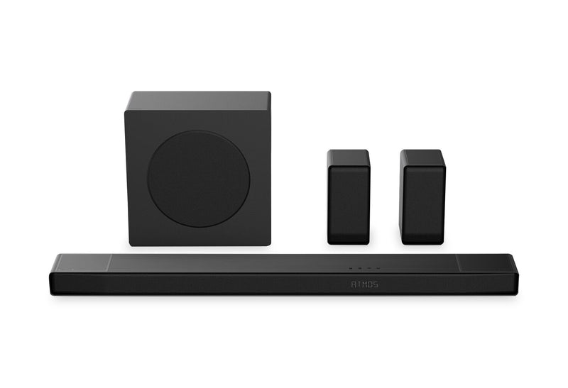 HISENSE AX 5.1.4 Channel 600W Soundbar with Wireless Subwoofer & Surround Speakers (AX5140Q)