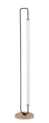 Oxford 61\" Matte Black and Brass LED Floor Lamp