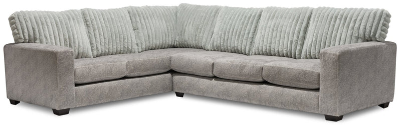 Koda 2-Piece Chenille Left-Facing Sectional - Plush Paloma