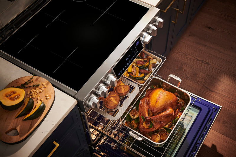 LG Studio 6.3 Cu. Ft. Smart Induction Range with Instaview & Air Fry - Smudge Proof Stainless Steel … 