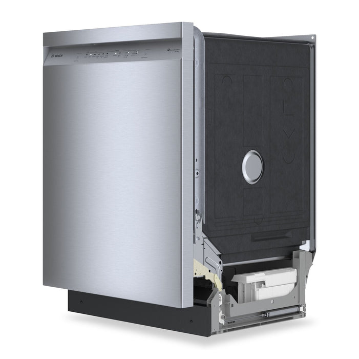 Bosch 100 Series 24\" 48 dBA Smart Dishwasher with PrecisionWash® - Stainless Steel - SHE41CM5N 