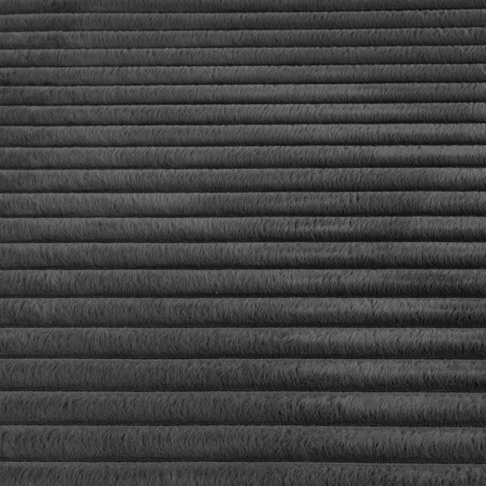 Channel Dark Grey Area Rug - 5' x 7'