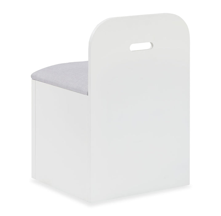 Quinn Full Bookcase Bed with Desk - White