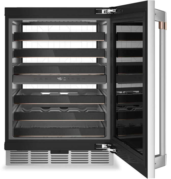 Cafe 24\" 4.7 Cu. Ft. Wine Chiller Refrigerator - Stainless - CCP06DP2PS1 
