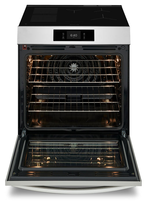 Frigidaire Gallery 6.2 Cu. Ft. Induction Range with Stone-Baked Pizza – Smudge-Proof® Stainless Steel - GCFI307CBF