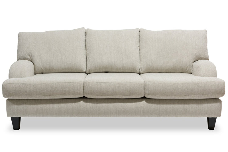 Nofia Chenille Sofa - Linen 