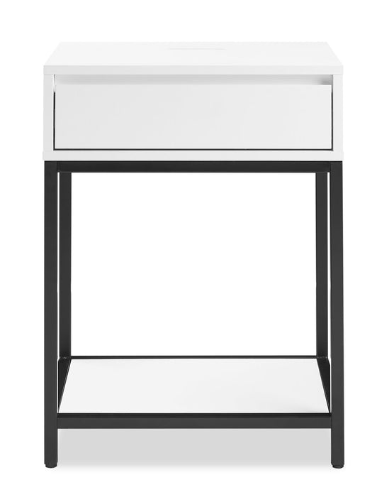 Akio Nightstand - White