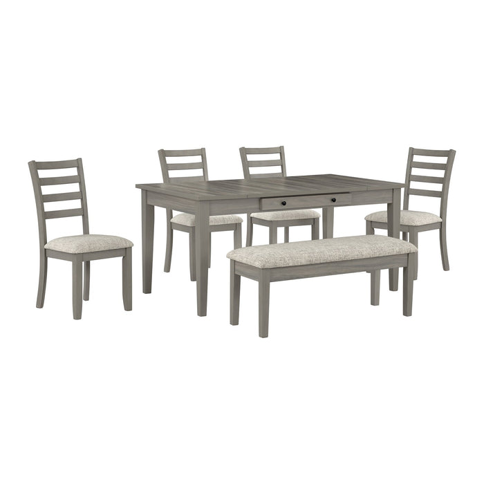 Cove Storage Dining Bench - Grey