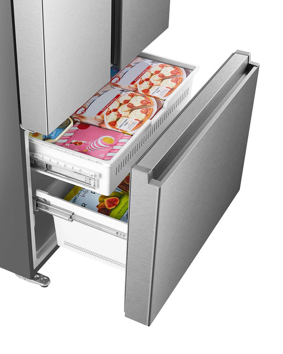 Hisense 36\" 22.5 Cu. Ft. French-Door Refrigerator - Stainless Steel - RF225A3CSE 