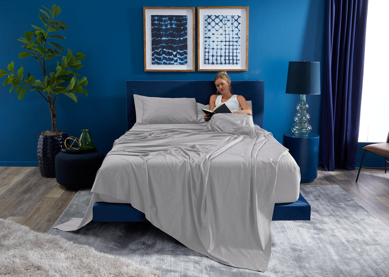 BEDGEAR Hyper-Wool™ Performance 4-Piece King Sheet Set - Light Grey 
