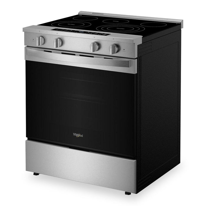 Whirlpool 5.3 Cu. Ft. Electric Range with Air Fry and WipeClean™ Coating - Stainless Steel - YWSES7530RZ