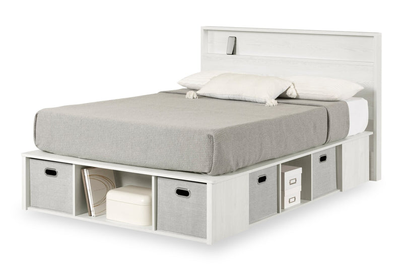 Everley Five-Piece Full Bedroom Package - White