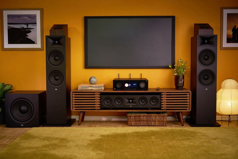 JBL Stage 220P 12\" 500W Powered Subwoofer - Black (JBL220PBLKAM)