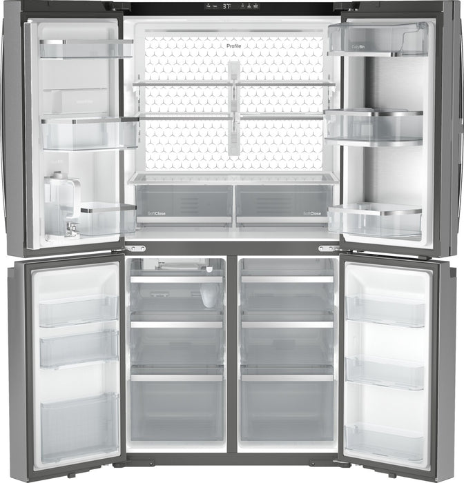 GE Profile 36\" 28.4 Cu. Ft. French-Door Refrigerator - Fingerprint Resistant Stainless Steel - PAD28BYTFS