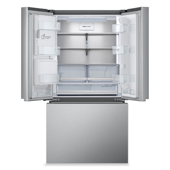 LG 36\" 26 Cu. Ft. French-Door Counter-Depth MAX™ Refrigerator - Smudge Proof Stainless Steel - LRYXC… 