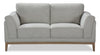 Valley 67.7\" Fabric Loveseat with Rubberwood Base and Legs - Sand