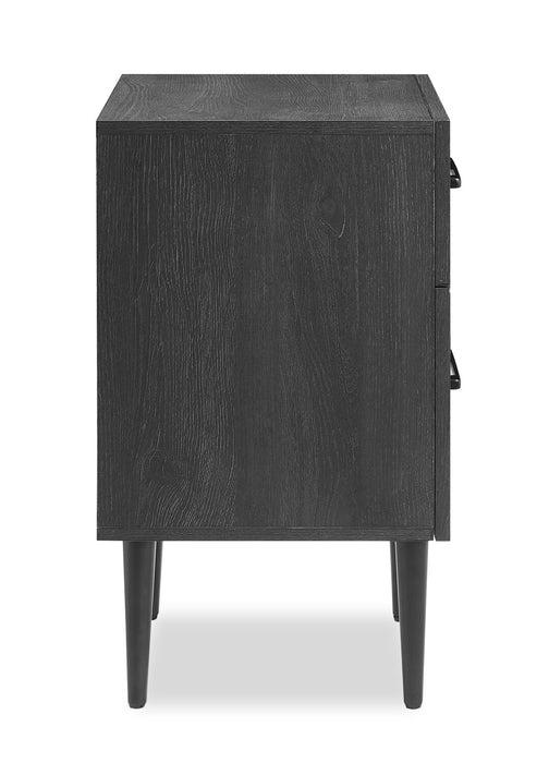 Brax Nightstand - Black Oak