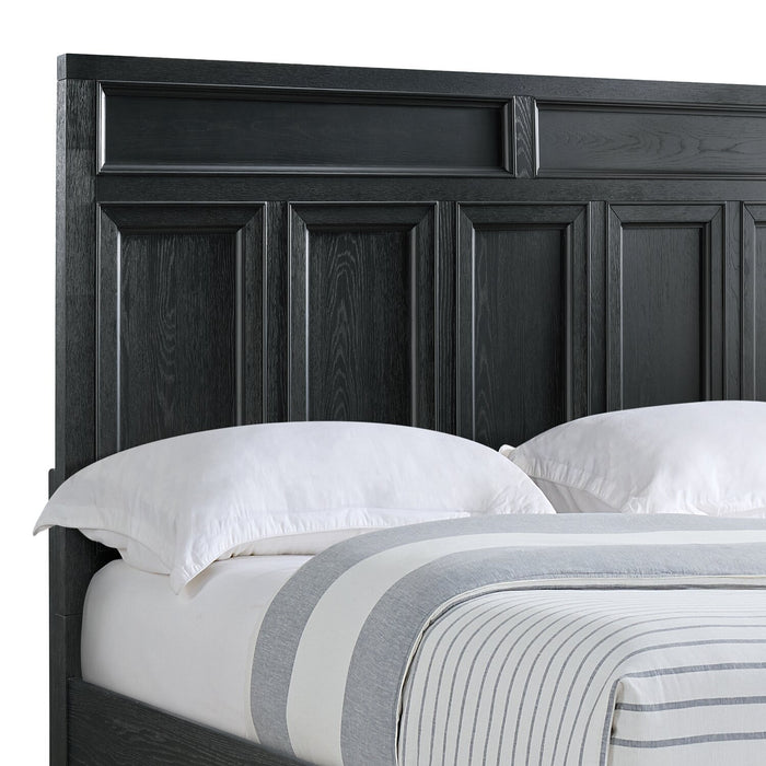 Casa King Storage Panel Bed - Black 