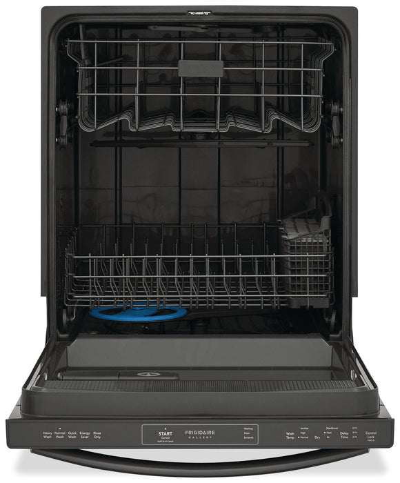 Frigidaire Gallery 24\" 52 dBA Built-In Top-Control Dishwasher - Smudge-Proof™ Black Stainless Steel … 