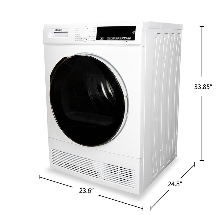 Danby 4 Cu. Ft. Stackable Compact Condensing Sensor Dryer - White - DDY040D3WDB