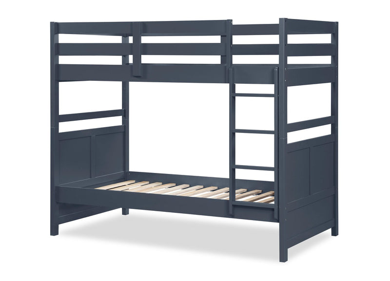 Quinn Twin/Twin Bunk Bed - Blue