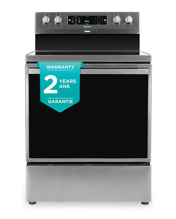 Hisense 5.8 Cu. Ft. Electric Range With Air Fry and European Convection - Stainless Steel - HBE3501C… 