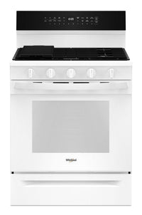 Whirlpool 5 Cu. Ft. Smart Gas Range with Air Fry and Self-Clean - White - WFGS7530RW