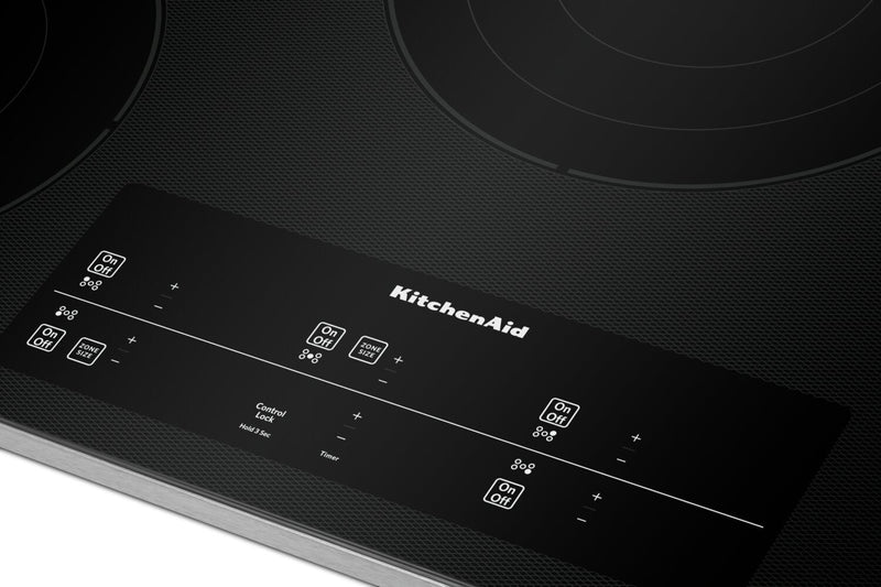 KitchenAid 36\" 5-Element Electric Cooktop - Stainless Steel - KCES956KSS 