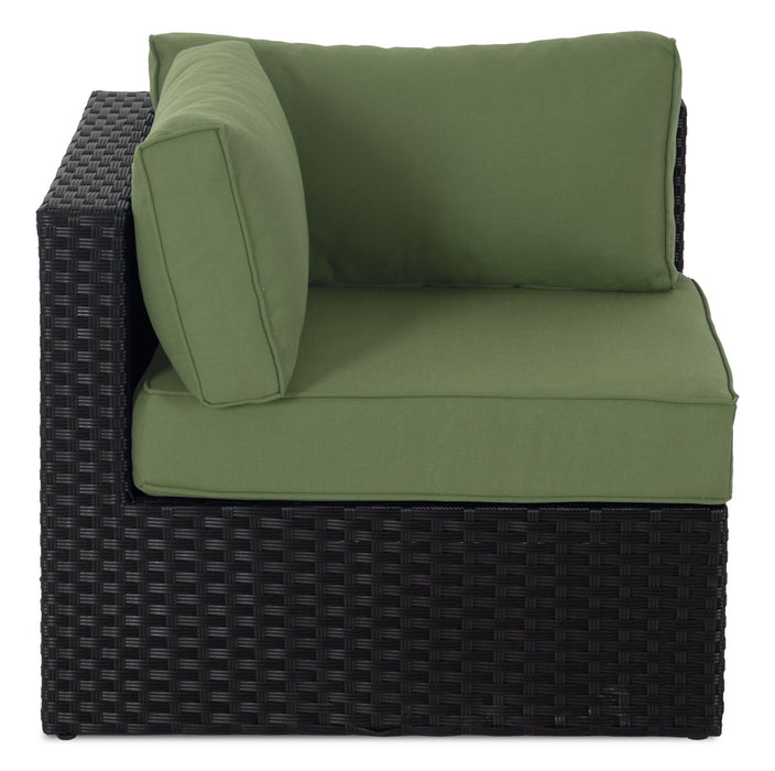 Barbados Patio Corner Chair – Green