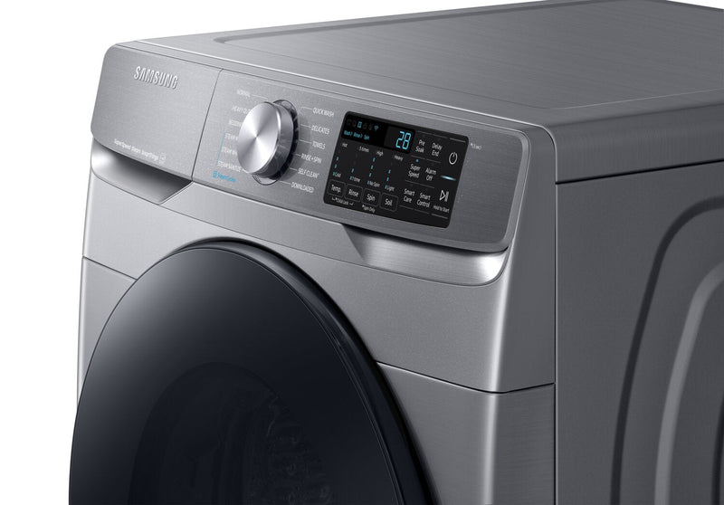 Samsung 5.2 Cu. Ft. Front-Load Steam Washer - Grey - Stackable - WF45B6300AP/US 